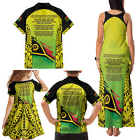 Vanuatu 45th Independence Family Matching Tank Maxi Dress and Hawaiian Shirt Special Style LT05 - Polynesian Pride