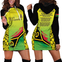Vanuatu 45th Independence Hoodie Dress Special Style - Polynesian Pride