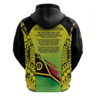 Vanuatu 45th Independence Zip Hoodie Special Style - Polynesian Pride
