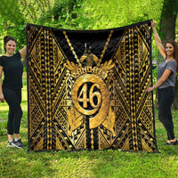 Vanuatu 46th Anniversary Of Independence Quilt Gold Style LT05 - Polynesian Pride