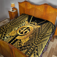 Vanuatu 46th Anniversary Of Independence Quilt Gold Style LT05 - Polynesian Pride