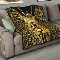 Vanuatu 46th Anniversary Of Independence Quilt Gold Style LT05 - Polynesian Pride