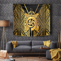 Vanuatu 46th Anniversary Of Independence Tapestry Gold Style LT05 Gold - Polynesian Pride