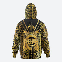 Vanuatu 45th Anniversary Of Independence Zip Hoodie Gold Style - Polynesian Pride