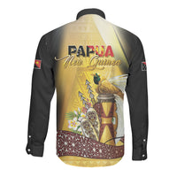 Papua New Guinea Long Sleeve Button Shirt Independence Day Unique Style LT05 - Polynesian Pride