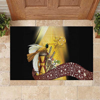 Papua New Guinea Rubber Doormat Independence Day Unique Style LT05 Gold - Polynesian Pride