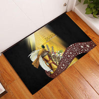 Papua New Guinea Rubber Doormat Independence Day Unique Style LT05 - Polynesian Pride