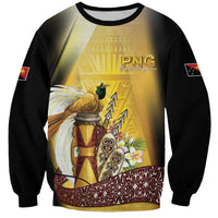 Papua New Guinea Sweatshirt Independence Day Unique Style LT05 Unisex Gold - Polynesian Pride