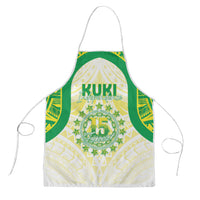 Kuki Independence 2026 Apron Cook Islands 15 Finest White Version LT05 White - Polynesian Pride
