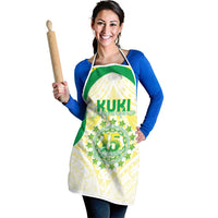 Kuki Independence 2026 Apron Cook Islands 15 Finest White Version LT05 - Polynesian Pride