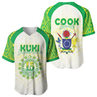 Kuki Independence 2026 Baseball Jersey Cook Islands 15 Finest White Version LT05 - Polynesian Pride
