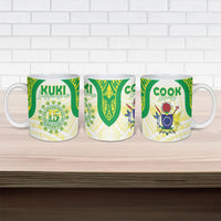 Kuki Independence 2026 Ceramic Mug Cook Islands 15 Finest White Version LT05 - Polynesian Pride