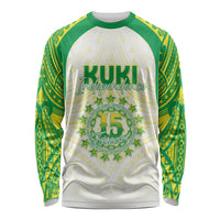 Kuki Independence 2026 Long Sleeve Shirt Cook Islands 15 Finest White Version LT05 Unisex White - Polynesian Pride