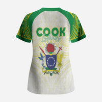 Kuki Independence 2026 Scrub Top Cook Islands 15 Finest White Version LT05 - Polynesian Pride