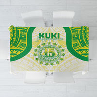 Kuki Independence 2026 Tablecloth Cook Islands 15 Finest White Version LT05 White - Polynesian Pride