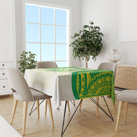 Kuki Independence 2026 Tablecloth Cook Islands 15 Finest White Version LT05 - Polynesian Pride
