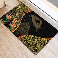 Papua New Guinea Hapi De Bilong Indipendens Rubber Doormat Special Style LT05 - Polynesian Pride