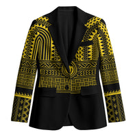 Philippines Filipinos Blazer Igorot Tribal Pattern Black LT05 Unisex Black - Polynesian Pride