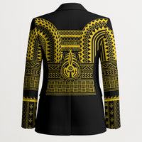 Philippines Filipinos Blazer Igorot Tribal Pattern Black LT05 - Polynesian Pride