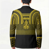 Philippines Filipinos Blazer Igorot Tribal Pattern Black LT05 - Polynesian Pride