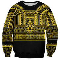 Philippines Filipinos Sweatshirt Igorot Tribal Pattern Black LT05 Unisex Black - Polynesian Pride