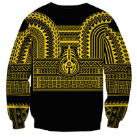 Philippines Filipinos Sweatshirt Igorot Tribal Pattern Black LT05 - Polynesian Pride