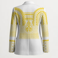 Philippines Filipinos Blazer Igorot Tribal Pattern White LT05 - Polynesian Pride