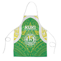 Kuki Independence 2026 Apron Cook Islands 15 Finest Green Version LT05 Green - Polynesian Pride