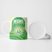 Kuki Independence 2026 Ceramic Mug Cook Islands 15 Finest Green Version LT05 - Polynesian Pride