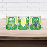 Kuki Independence 2026 Ceramic Mug Cook Islands 15 Finest Green Version LT05 - Polynesian Pride