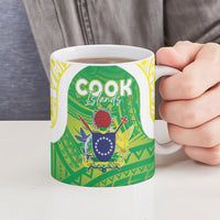 Kuki Independence 2026 Ceramic Mug Cook Islands 15 Finest Green Version LT05 - Polynesian Pride