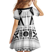 Custom Bula Fiji Football Family Matching Off Shoulder Maxi Dress and Hawaiian Shirt Go Champions LT05 - Polynesian Pride