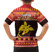 Papua New Guinea Christmas Family Matching Long Sleeve Bodycon Dress and Hawaiian Shirt Santa Raggiana LT05 - Polynesian Pride