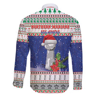 Northern Mariana Islands Christmas Family Matching Off Shoulder Short Dress and Hawaiian Shirt Poinsettia Filis Pasgua LT05 - Polynesian Pride