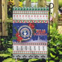 Northern Mariana Islands Christmas Garden Flag Poinsettia Filis Pasgua