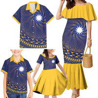 Nauru Angam Day Family Matching Mermaid Dress and Hawaiian Shirt Polynesian Tribal Pattern Unique Style LT05 - Polynesian Pride