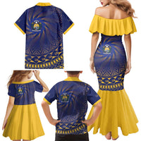 Nauru Angam Day Family Matching Mermaid Dress and Hawaiian Shirt Polynesian Tribal Pattern Unique Style LT05 - Polynesian Pride