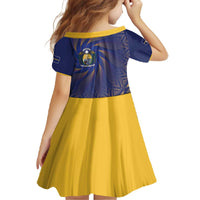 Nauru Angam Day Family Matching Off The Shoulder Long Sleeve Dress and Hawaiian Shirt Polynesian Tribal Pattern Unique Style LT05 - Polynesian Pride