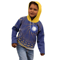 Nauru Angam Day Kid Hoodie Polynesian Tribal Pattern Unique Style - Polynesian Pride