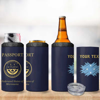 Personalised Federated States Of Micronesia 4 in 1 Can Cooler Tumbler FSM Passport LT05 - Polynesian Pride