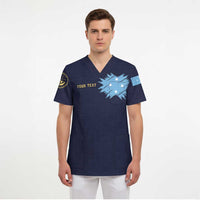 Personalised Federated States Of Micronesia Scrub Top FSM Passport - Polynesian Pride