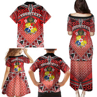 Personalised Tonga Constitution Day Family Matching Puletasi and Hawaiian Shirt 150 Years Jubilee LT05 - Polynesian Pride
