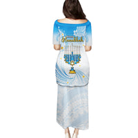 Polynesia Hanukkah Festival Puletasi With Menorah Polynesian Style LT05 - Polynesian Pride