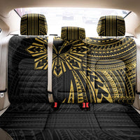 Hawaii And Philippines Back Car Seat Cover Kanaka Maoli With Tribal Sun Together Gold LT05 - Polynesian Pride