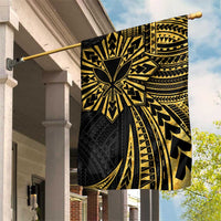 Hawaii And Philippines Garden Flag Kanaka Maoli With Tribal Sun Together Gold LT05 House Flag Gold - Polynesian Pride