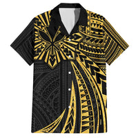 Hawaii And Philippines Hawaiian Shirt Kanaka Maoli With Tribal Sun Together Gold LT05 Gold - Polynesian Pride
