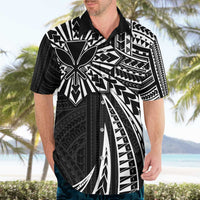 Hawaii And Philippines Hawaiian Shirt Kanaka Maoli With Tribal Sun Together Black LT05 - Polynesian Pride