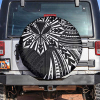 Hawaii And Philippines Spare Tire Cover Kanaka Maoli With Tribal Sun Together Black LT05 Black - Polynesian Pride