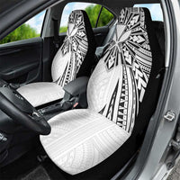 Hawaii And Philippines Car Seat Cover Kanaka Maoli With Tribal Sun Together White LT05 - Polynesian Pride