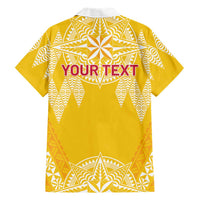 Personalised Anastasis College Family Matching Mermaid Dress and Hawaiian Shirt Tonga Ngatu Pattern LT05 - Polynesian Pride